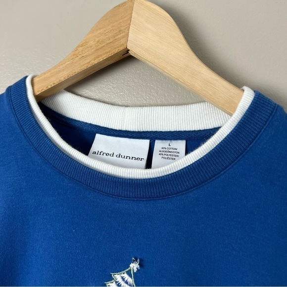 Vintage Chilly Penguins Grandma Style Sweatshirt Size L Embroidered - Picture 4 of 6